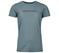 Ortovox - Women's 150 Cool Brand T-Shirt - Merino shirt size M, turquoise/grey