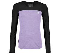 Ortovox - Women's 150 Cool Logo L/S - Merino shirt size M, purple/black