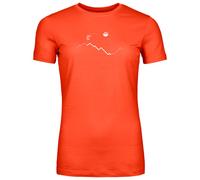 Ortovox - Women's 150 Cool Peak Focus T-Shirt - Merino shirt size S, red