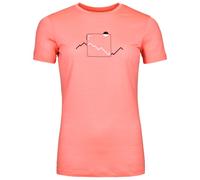 Ortovox - Women's 150 Cool Peak Focus T-Shirt - Merino shirt size XL, red
