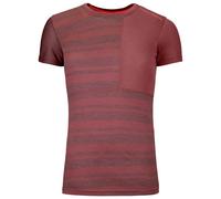 Ortovox - Women's 185 Rock'N'Wool Short Sleeve - Merino base layer size M, red