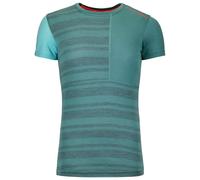 Ortovox 185 Rock'N'Wool Short Sleeve - Merino shirt - Women's Arctic Grey M