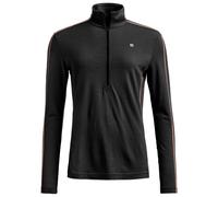Ortovox - Women's 185 Rock'N'Wool Zip Neck - Merino base layer size L, black