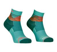 Ortovox - Women's All Mountain Quarter Socks - Merino socks size 42-44, turquoise