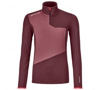 Ortovox - Women's Fleece Light Zip Neck - Fleece jumper size L, red