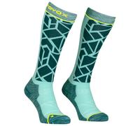 Ortovox - Women's Ski Tour Comp Long Socks - Ski socks size 39-41, turquoise