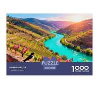 Ortuguese Douro Valley Terraces Wooden Jigsaw Puzzle Waterproof 1000 Piece Puzzles for Adults Challenging And Brainteasing Educational Games