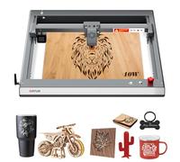 Ortur 10000mW Laser Engraving Machine, Ortur Laser Master 3 High Precision Laser Cutter, Leather Acrylic Glass Metal & Wood Laser Engraver for DIY Making, Class 4, 15.7'' x 15.7''