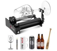 Ortur Laser Rotary Roller YRR 3.0, Pre-Assembled 360° Y-axis Rotary for Cylinder Engraving, Adjustable Diameters from 1mm-41mm, Max Length of Engraved Object to 600mm