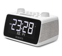 Ortus 4 FM/DAB/DAB+ Digital Clock Radio with Bluetooth - White