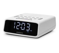 ORTUSFMW FM Alarm Clock Radio - White