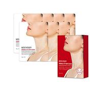 Wrinkle-fit Neck Mask - Neck Wrinkle Patches, Neck Firming and Tightening Korean Deep Collagen Mask - Hyaluronic Acid Neck-Targeted Mesh Sheet Mask for Lifting Sagging Skin - Boosting Elasticity 7EA