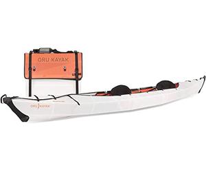 Oru Kayak Foldable Kayak Haven TT - For 1 or 2 People - Stable, Durable, Lightweight - Lake and River Kayaks - Beginner, Intermediate - Size (unfolded): 16'1" x 33", Weight: 41 Lbs