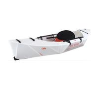 Oru Kayak | Lake Sport | Lightest Folding Kayak | White/Orange One Size