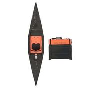Oru Kayak Lt Beach Folding Kayak | Stable, Durable, Lightweight - Lake And River Kayaks - Beginner, Intermediate - Size (Unfolded): 12'1" X 29", Weight: 25 Pounds, Black