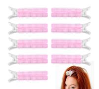 Oruola 10pcs Volume Hair Clip, Pink Root Volume Clips, Portable Root Lifting Clips for Bangs, DIY Hair Accessories Tools Hairs Root Clip for Shaping Bangs, Creating See-Through Bang