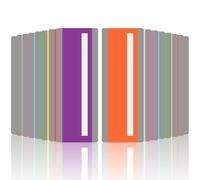 Oruola 16pcs Reading Overlays,Colour Overlays for Dyslexia,Reading Window Rulers Guided Strips Highlight Strips for Children and Adults,8 Colors - PET Material