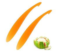 oruola 2pcs Orange Peeler,Orange Peeler Tool,Plastic Long-Handle Speed Peelers,Durable and Lightweight Citrus Peelers for Easy Fruit Peeling