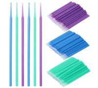 Oruola 300 Pcs Micro Applicator Brush,Micropore Brushes,Touch Up Paint Brush for Automotive Paint Chip Repair Disposable,3 Different Sizes of Touch Up Brushes 1.5mm,2mm,2.5mm