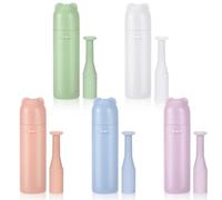 oruola 5 PCS Contact Lens Remover Tool, Silicone Portable Contact Lens Applicator Tool for Daily Use, Travel, and Outdoor Exercise, 5 Colors (White, Pink, Blue, Orange, Green)