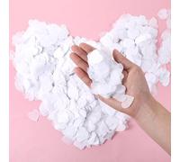 Oruola 8000pcs White Confetti,Wedding Confetti,Wedding Confettis for Anniversary, Birthday, Graduation, Ceremony, Bridal Shower & Baby Shower Parties Decorations (White)