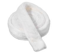 oruola Dressing Gown Belt Replacement,White Bath Robe Tie,Flannel Robe Belt Plush Rope,180 cm Dressing Gown Strap Replacement,Unisex Flannel Hotel Thick Waist Belts