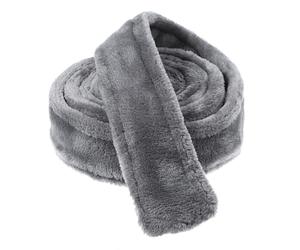 Oruola Grey Robe Tie, 180 x 4.5cm/70.87 x 1.77 in, Unisex Flannel Hotel Thick Waist Belt Soft Pajamas Belt