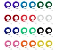 oruola Worm on a String, 24pcs Magic Twisty Worm Toys,Invisible Twisty Caterpillar,Colorful Fuzzy Worms for Kids and Cats,Wiggly Worm Magic Twisty Worm Toys for Parties and Pet Entertainment