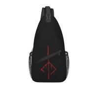 ORURYRTW Bloodborne Hunter's Mark Chest Bag Men Sling Crossbody Backpack Chest Bag Travel Hiking Daypack Shoulder Bag