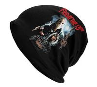 ORURYRTW Hat Unisex Fashion Friday 13th Halloween Movie 2024 Slouchy Beanie Cap Man Woman Winter Wear Skullies Beanies Jason Voorhees Bonnet Knitting Hats Friendship Running Gift