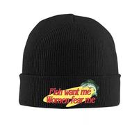 ORURYRTW Hats are Warm and Stylish Fish Want Me Women Fear Me Hats Autumn Winter Beanie Warm Caps Female Male Knitted Caps