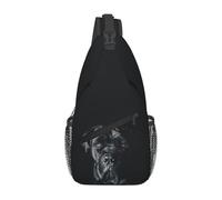 ORURYRTW The Art Of Dog Cane Corso - Italian Mastiff Chest Bag Men Sling Crossbody Backpack Chest Bag Traveling Daypack Shoulder Bag