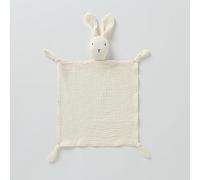 ORUZA Baby Comforters Blanket, Rabbit Baby Comfort Blanket for Infant Toddler Newborn Boys and Girls (Beige)