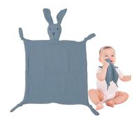 ORUZA Baby Comforters - Rabbit Baby Blanket for Infant Toddler Newborn Boys and Girls (Blue)