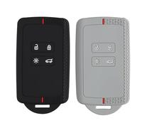 ORUZA Car Key Cover for Renault, 2 Pcs Key Card Holder for Renault, TPU Silicone Key Cover Case Compatible with Renault Clio Megane Koleos Kadjar Talisman Captur Espace Dacia Duster