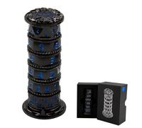 ORUZA Roulette Dice Spinner for DND Dice Set, 7-in-1 Dragon Metallic D&D Dice for D&D RPG MTG Warhammer 40K Sci-Fi, War Theme Tabletop Games