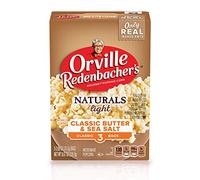 Orville Redenbacher's Naturals Light Classic Butter & Sea Salt Microwave Popcorn| Classic Bag| 2.69 oz (Pack of 3)