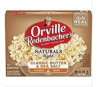 Orville Redenbacher's Naturals Light Classic Butter & Sea Salt Popcorn| 2.69 Ounce Classic Bag| 6-Count