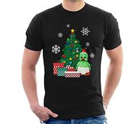 Orville The Duck Around The Christmas Tree Men's T-Shirt Black