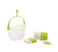 Orwell Ecolux Peg Caddy & 20 Pegs One Colour (One Size)