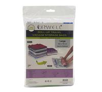 Orwell Roll-Up Travel Vacuum Storage Bags Large 50 X 70Cm 2Pk
