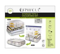 Orwell Storage Tote & Vacuum Bag Set Large 42 X 40 X 25Cm One Colour (One Size)