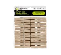 Orwell Super Size Wooden Pegs 24Pk One Colour (One Size)