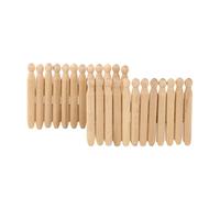 Orwell Wooden Dolly Pegs 24Pk One Colour (One Size)