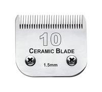ORWXLIUDI Professional Pet Dog Grooming Detachable Ceramic Blade | Compatible For Oster，A5/Compatible For Wahl，Compatible For KM Series Animals Clippers(NO.10(1.5mm))