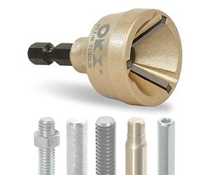 ORX PLUS TOOLS PO-045-TORXPLUS Tools Deburring External Chamfer Tool, Tungsten Blade, Deburring Drill Bit, Remove Burr Tools for Fit 1/8 inch-3/4 inch(3mm-19mm)