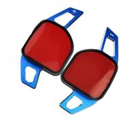 ORXADAGWC Compatible With A1 A3 A4 A5 A6 A7 A8 Q5 Q7 For TT R8 2012 Car Steering Wheel Shift Paddles Extension Aluminum Paddle Shifter Extension(Blue)
