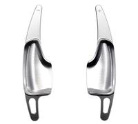 ORXADAGWC Compatible With Chevrolet For Corvette C7 2015 2016 2017 2018 2019 Forged Al Alloy Shift Paddle Car Steering Wheel Paddle Shifter Extension Paddle Shifter Extension(Aluminium silver)