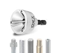 ORXPLUS TOOLS HSS Blade External Deburring Chamfer Tool 1/8"-3/4" (3-19mm) | 72 Degree Edge Design to Quickly Remove Burrs & Chamfer Stainless Steel, Bolts & Pipes. Fits 1/4" Quick-Change Hex Shank