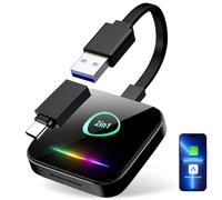 Oryhn Wireless CarPlay Adapter for Apple iPhone & Android Auto, Plug & Play Dongle with Fast Connection, No Delay, Wide Compatibility for Cars 2016+